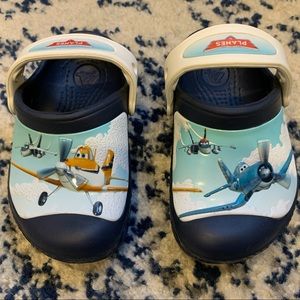 Disney Planes little kids Crocs, New!!